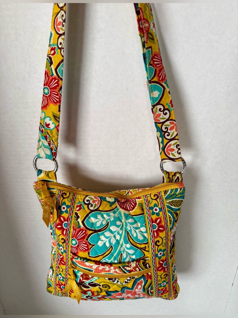 Vera Bradley Provençal pattern Quilted Floral Crossbody - Picture 3 of 7